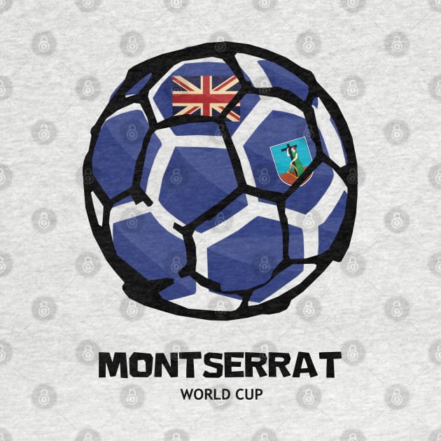 Montserrat Football Country Flag by KewaleeTee